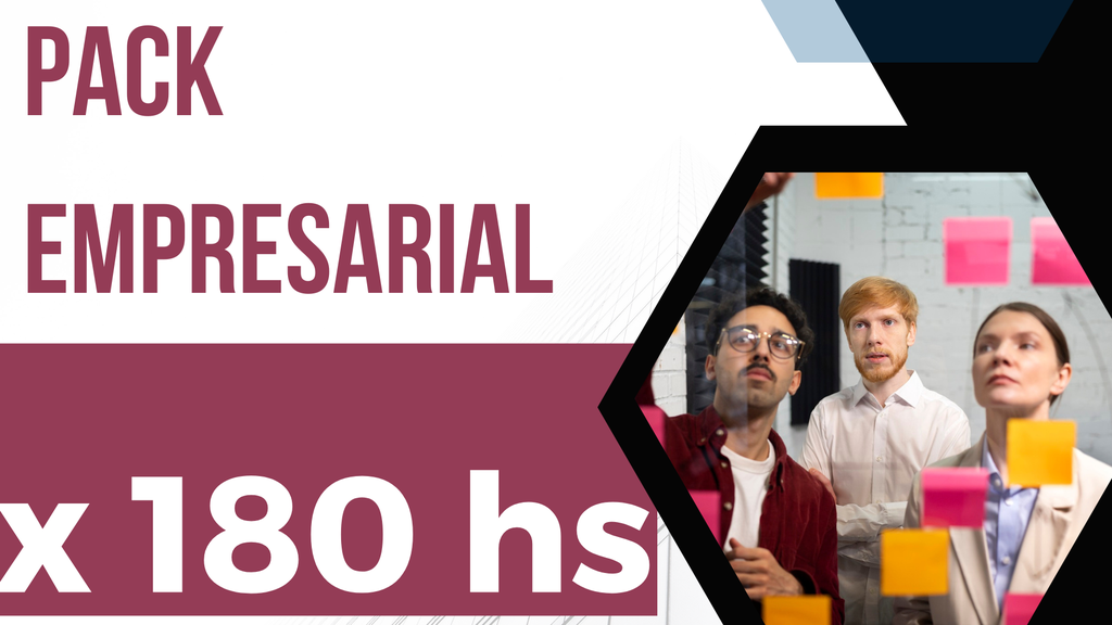 Pack Empresarial por 180 horas de proyecto