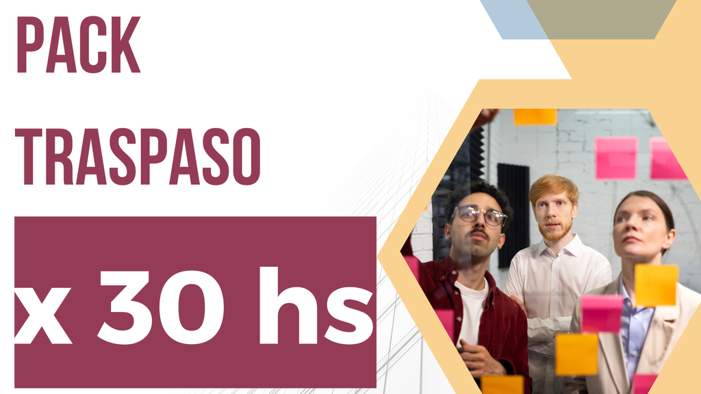 Pack Traspado por 30 horas de proyecto